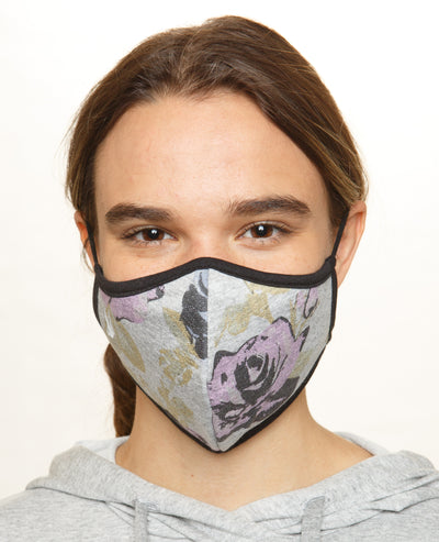 Zero - Royal Rose & Black - 2Pack Face Masks