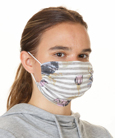 Nautica - Royal Rose & Stripes - 2Pack Face Masks with spunbond protective barrier